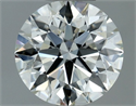 Natural Diamond 0.80 Carats, Round with Excellent Cut, H Color, VS2 Clarity and Certified by IGI