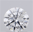 Lab Grown Diamond 1.03 Carats, Round with Ideal Cut, D Color, VVS1 Clarity and Certified by IGI