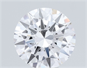 Lab Grown Diamond 6.02 Carats, Round with Excellent Cut, E Color, VVS2 Clarity and Certified by IGI