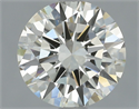 Natural Diamond 1.61 Carats, Round with Excellent Cut, J Color, VS2 Clarity and Certified by GIA