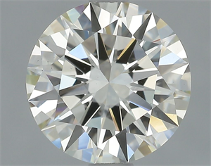 Picture of Natural Diamond 1.61 Carats, Round with Excellent Cut, J Color, VS2 Clarity and Certified by GIA