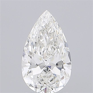 Foto Diamante Natural 1.53 quilates, De pera , Color H, claridad SI1 y certificado GIA de