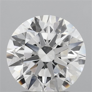 Picture of Lab Grown Diamond 2.06 Carats, Round with Ideal Cut, E Color, VVS1 Clarity and Certified by IGI
