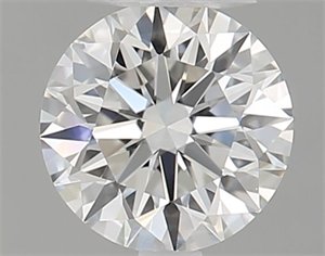 Foto Diamante Natural 0.40 quilates, Redondo , Color G, claridad IF y certificado GIA de