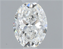 Diamante Natural 0.42 quilates, Ovalado , Color F, claridad SI1 y certificado GIA