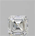 Natural Diamond 1.03 Carats, Asscher with  Cut, H Color, VVS1 Clarity and Certified by GIA