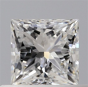 Picture of Natural Diamond 0.40 Carats, Princess with  Cut, F Color, VS2 Clarity and Certified by GIA