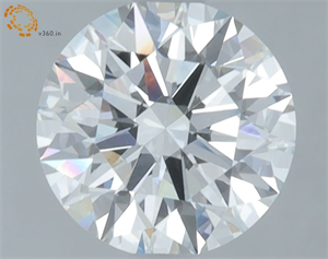 Picture of Lab Grown Diamond 1.45 Carats, Round with Ideal Cut, F Color, VS2 Clarity and Certified by IGI