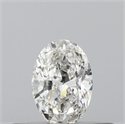 Diamante Natural 0.23 quilates, Ovalado , Color G, claridad SI2 y certificado IGI