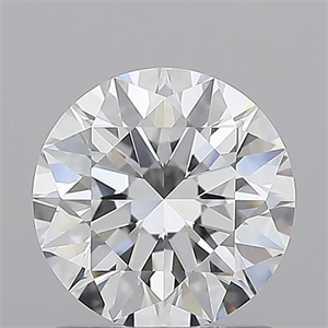 Picture of Natural Diamond 1.03 Carats, Round with Excellent Cut, D Color, VVS2 Clarity and Certified by GIA