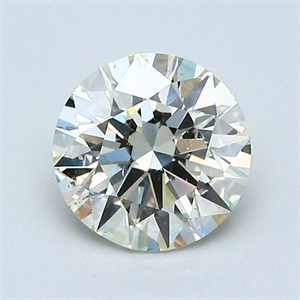 Foto Diamante Natural 1.01 quilates, Redondo , Color N, claridad SI1 y certificado GIA de