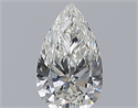Natural Diamond 0.50 Carats, Pear with  Cut, I Color, VVS2 Clarity and Certified by GIA