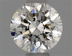 Picture of Natural Diamond 0.40 Carats, Round with Excellent Cut, G Color, SI2 Clarity and Certified by IGI