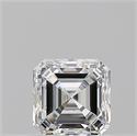 Diamante Natural 0.90 quilates, Asscher , Color H, claridad VS1 y certificado GIA