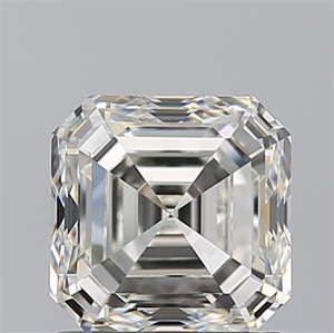 Picture of Natural Diamond 1.50 Carats, Asscher with  Cut, J Color, VVS1 Clarity and Certified by GIA