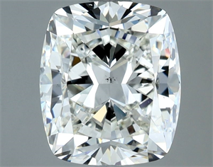 Foto Diamante Natural 2.01 quilates, Del cojín , Color J, claridad SI1 y certificado GIA de