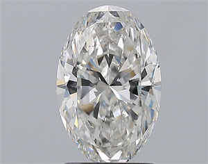 Foto Diamante Natural 2.01 quilates, Ovalado , Color F, claridad SI2 y certificado GIA de