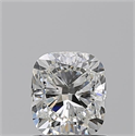 Natural Diamond 1.01 Carats, Cushion with  Cut, H Color, SI1 Clarity and Certified by GIA