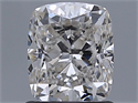 Natural Diamond 1.01 Carats, Cushion with  Cut, G Color, VS1 Clarity and Certified by GIA