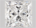 Natural Diamond 0.70 Carats, Princess with  Cut, D Color, VS2 Clarity and Certified by GIA