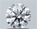 Diamante Natural 1.00 quilates, Redondo , Color D, claridad IF y certificado GIA