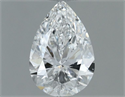 Natural Diamond 0.60 Carats, Pear with  Cut, E Color, VS2 Clarity and Certified by GIA