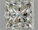 Natural Diamond 1.70 Carats, Princess with  Cut, L Color, VS1 Clarity and Certified by GIA