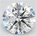 Lab Grown Diamond 3.23 Carats, Round with Ideal Cut, D Color, VVS1 Clarity and Certified by IGI