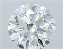 Natural Diamond 0.80 Carats, Round with Excellent Cut, F Color, VVS2 Clarity and Certified by GIA
