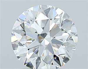 Foto Diamante Natural 0.80 quilates, Redondo , Color F, claridad VVS2 y certificado GIA de