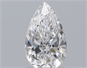 Natural Diamond 0.72 Carats, Pear with  Cut, D Color, VVS1 Clarity and Certified by GIA