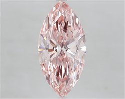 Picture of Lab Grown Diamond 5.25 Carats, Marquise with  Cut, Fancy Intense Pink Color, VS1 Clarity and Certified by IGI