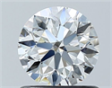 Diamante Natural 0.80 quilates, Redondo , Color H, claridad VVS1 y certificado GIA