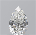 Natural Diamond 0.56 Carats, Pear with  Cut, G Color, VS2 Clarity and Certified by GIA