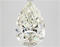 Natural Diamond 4.01 Carats, Pear with  Cut, J Color, VVS1 Clarity and Certified by GIA