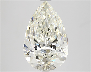 Picture of Natural Diamond 4.01 Carats, Pear with  Cut, J Color, VVS1 Clarity and Certified by GIA