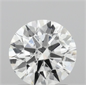 Natural Diamond 1.01 Carats, Round with Excellent Cut, F Color, I1 Clarity and Certified by GIA