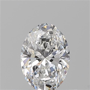 Picture of Natural Diamond 0.50 Carats, Oval with  Cut, D Color, VVS2 Clarity and Certified by GIA