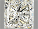 Natural Diamond 1.90 Carats, Princess with  Cut, J Color, VS1 Clarity and Certified by GIA