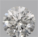 Natural Diamond 0.70 Carats, Round with Very Good Cut, F Color, I1 Clarity and Certified by IGI