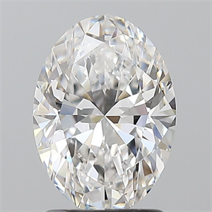 Foto Diamante Natural 1.70 quilates, Ovalado , Color E, claridad VS1 y certificado GIA de