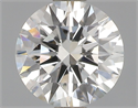 Natural Diamond 0.41 Carats, Round with Excellent Cut, F Color, VVS1 Clarity and Certified by GIA