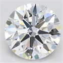 Lab Grown Diamond 4.43 Carats, Round with Excellent Cut, E Color, IF Clarity and Certified by GIA