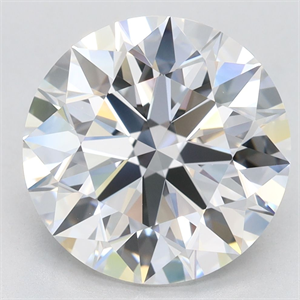 Picture of Lab Grown Diamond 4.43 Carats, Round with Excellent Cut, E Color, IF Clarity and Certified by GIA