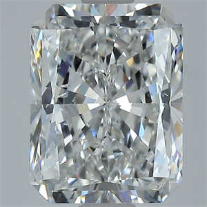 Foto Diamante Natural 3.01 quilates, Radiante , Color G, claridad SI2 y certificado GIA de