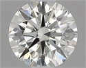 Natural Diamond 0.50 Carats, Round with Excellent Cut, K Color, VS2 Clarity and Certified by GIA