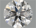 Natural Diamond 0.90 Carats, Round with Very Good Cut, F Color, I1 Clarity and Certified by GIA