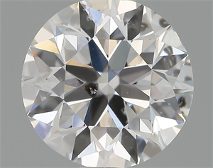 Picture of Natural Diamond 0.90 Carats, Round with Very Good Cut, F Color, I1 Clarity and Certified by GIA