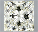 Diamante Natural 0.45 quilates, Princesa , Color N, claridad VVS1 y certificado GIA