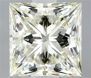 Picture of Natural Diamond 0.45 Carats, Princess with  Cut, N Color, VVS1 Clarity and Certified by GIA